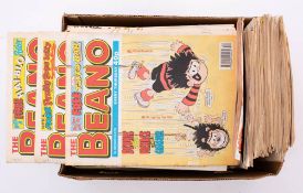 A collection of Beano comics,