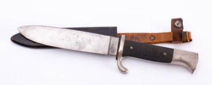 A Third Reich period Hitler Youth boys dagger: with 13.
