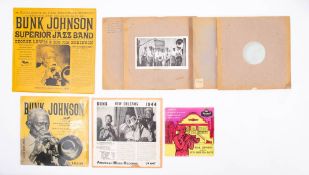 USA ORIGINAL/ EARLY JAZZ A collection of eight Bunk Johnson Albums: including some rare early