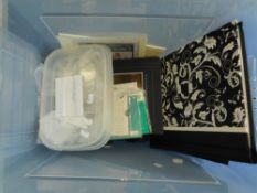 A collection of coins, postcards and stamps etc.