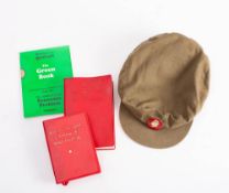A Chinese Revolution Cap with enamel cap badge,