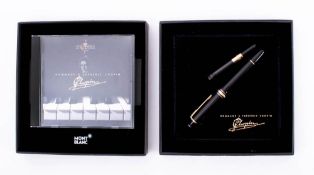 A Mont Blanc 'Hommage a Frederic Chopin' fountain pen set: in case with CD.