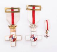 A Spanish Order of Military Merit with white distinction,