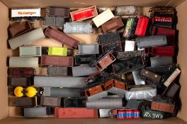 Lima and other HO/OO scale. An unboxed group of wagons and rolling stock.