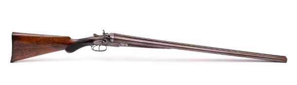 A 12 bore side by side sidelock hammer shotgun by Charles Boswell.