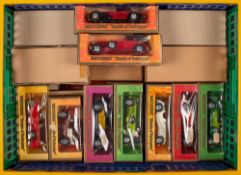 Matchbox Models of Yesteryear.: A boxed group including Y-17 1938 Hispano Suisa and others.