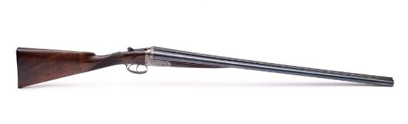 A 12 bore side by side boxlock non-ejector by James MacNaugthon, Edinburgh: serial number '1734',