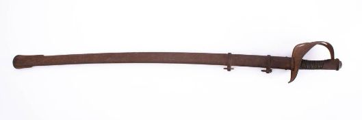 A 19th century continental cavalry sabre,