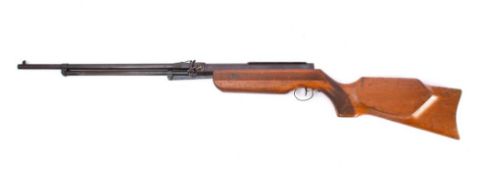 A Hungarian Relum Tornado .22 calibre air rifle: serial number 14708, checquered semi-pistol stock.