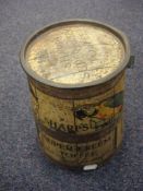 A Sharps Superior toffee tin,
