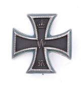 An 1870 Imperial German Prussian Iron Cross: 1st Class, the pin stamped 'G'.