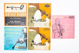 USA ORIGINAL/ EARLY JAZZ Five early issue LPs By Johnny Dodds on 10 inch discs: Johnny Dodds: