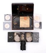 A collection of coins: including pre 1947 silver two 1937 crowns, silver threepences etc.