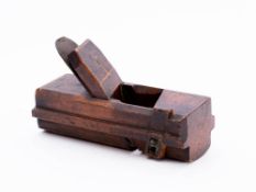 An 18th century fielding plane by John Sym, London: stamped 'I.