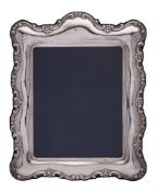 An Elizabeth II silver easel photograph frame, maker Mappin & Webb, Sheffield,