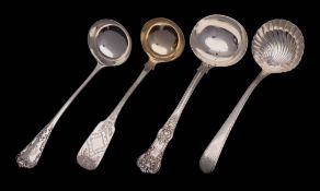 A George III silver Old English pattern sauce ladle, maker Thomas Northcote, London,