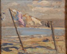 * Florence Adelina Hess [1891-1974]- Breezy Day - Sketch,:- signed bottom right, further signed,