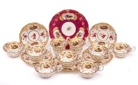 A H & R Daniel porcelain part tea and coffee service [pat.