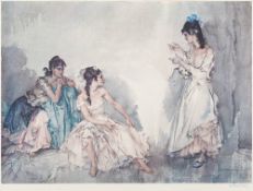 * William Russell-Flint [1880-1969]- The Pendant,