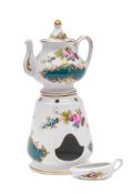 A Paris porcelain small kettle,