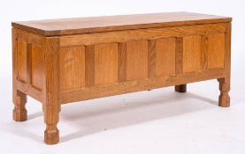 Workshop of Robert 'Mouseman' Thompson (Kilburn), an English oak coffer,