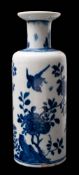 A rare Derby blue and white vase: after a Chinese original,