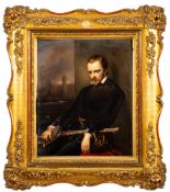 A fine Berlin [KPM] plaque by Charles Deininger: depicting Charles IX, King of France,