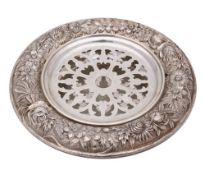 An American Sterling silver butterdish, maker S Kirk & Son, Baltimore, stamped Sterling: ,