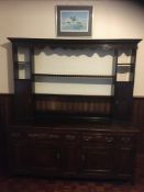 An 18th Century oak dresser:,