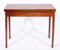 A George III mahogany tea table, circa 1775,