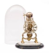 A late-Victorian English skeleton clock: the eight-day duration,