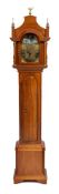 The Enfield Clock Co, London, a 20th century chiming grandmother clock: the eight-day duration,