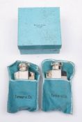 Tiffany & Co, a pair of sterling silver condiments, stamped Sterling,