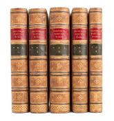 TENNYSON, Alfred - The Poetical Works : 5 volume set, frontispiece inc.