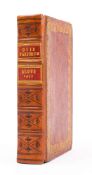 OVIDIUS NASO, Publius - Fastorum Libri VI : calf gilt borders, two morocco title labels, (ii); 85,