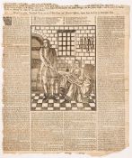 MURDER / EXECUTION BROADSIDES : a rare eighteenth century broadside,