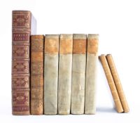 FOULIS PRESS : [ Greek ], HOMER I I LIAS:, two volumes bound in one, red morocco attractive reback,