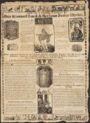UNRECORDED BROADSIDE: Copy of a Letter Written by our Blessed Lord and Saviour Jesus Christ,