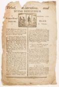 MURDER / EXECUTION BROADSIDES : 