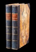 LEVER, Charles - The Daltons or three roads in life : 2 vols, half calf, illust.