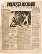 MURDER / EXECUTION BROADSIDE : 