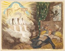 CARICATURES / POLITICAL CARTOONS : contemporary hand coloured etching ...
