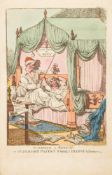 CARICATURES / POLITICAL CARTOONS : contemporary hand coloured etching ... 