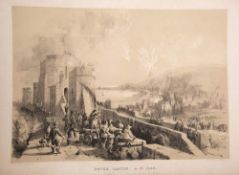 DOVER CASTLE : Six tinted lithographs of Dover Castle A. D. 1642.