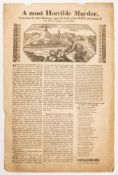 MURDER / EXECUTION BROADSIDES : 