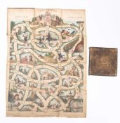 GAME : An Interesting New Game The Journey, or Cross Roads To Conqueror's Castle. Publisher Wm.