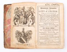 IZACKE, R & S - Remarkable Antiquities of the City of Exeter : eng. frontis.