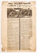 MURDER / EXECUTION BROADSIDES : 