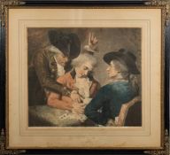 WARD, W & SMITH, J. R : a pair of hand coloured mezzotints after Rev Mr..Peters, R.A. 425 x 410 mm.