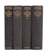 CHURCHILL, Winston S - `The Second World War': 4 volumes only, org.